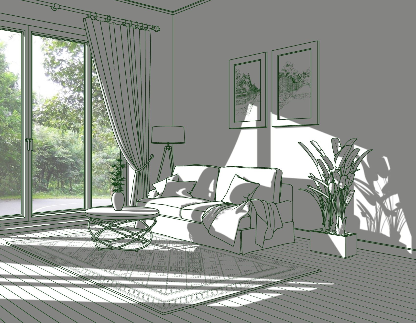 Hwang Seontae, The Space with Sunshine II, 2023