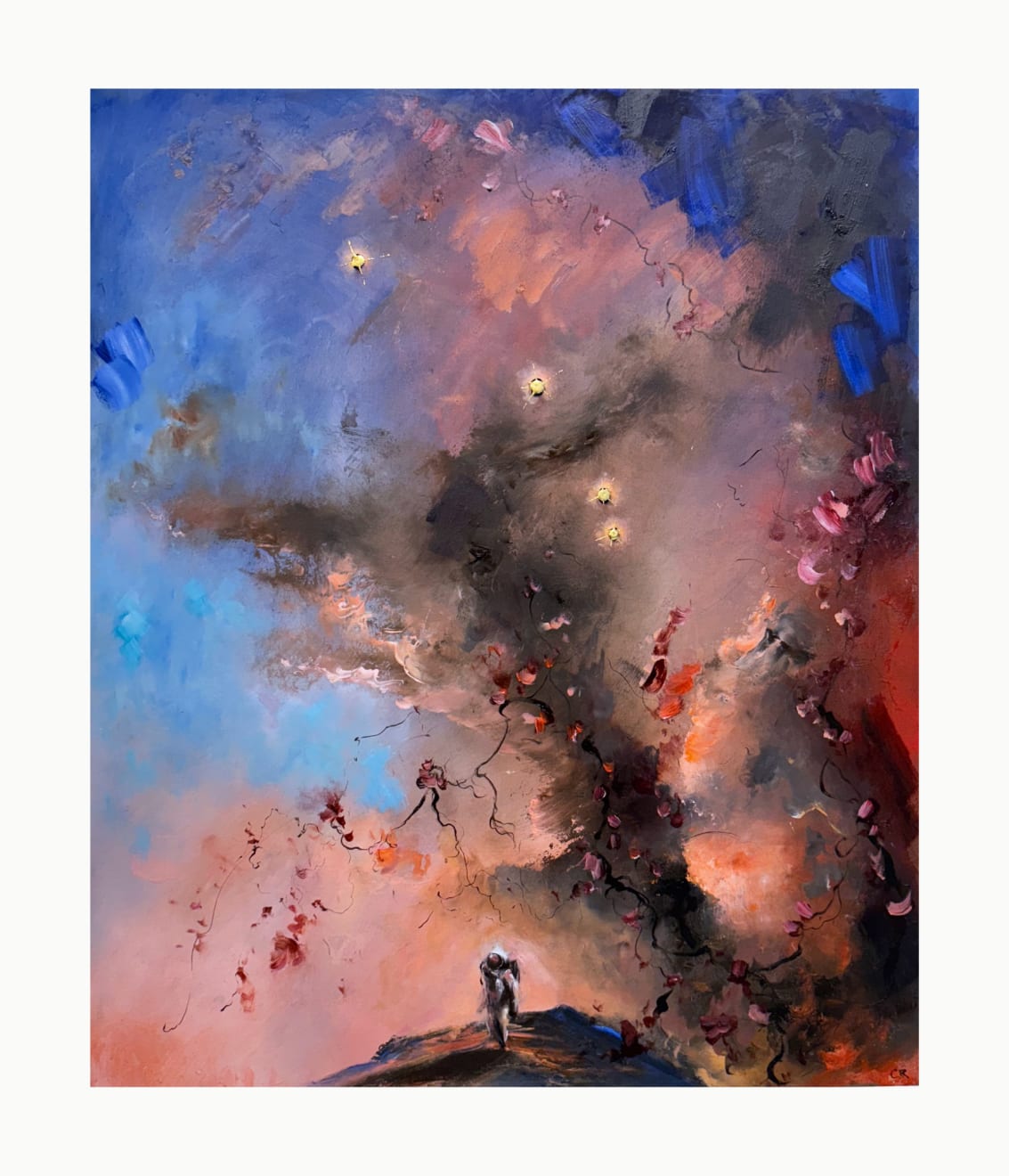 Chris Rivers, Hand-Finished Arian Landscape, 2025