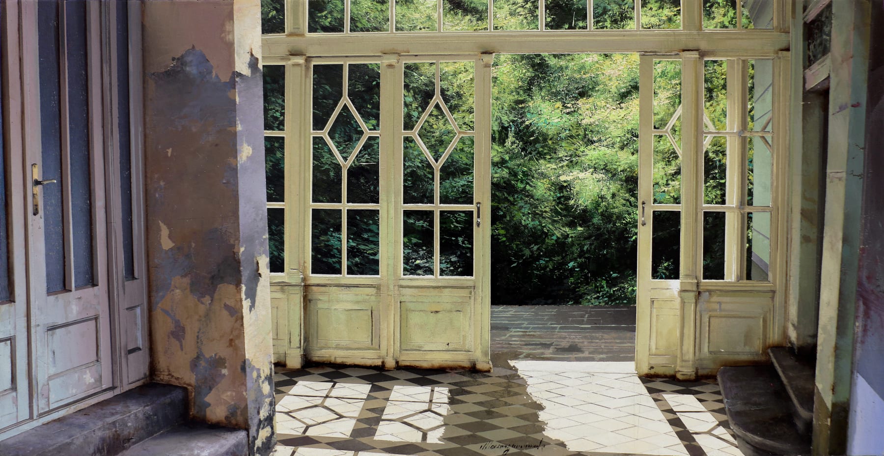 Matteo Massagrande, La vetrata, 2019