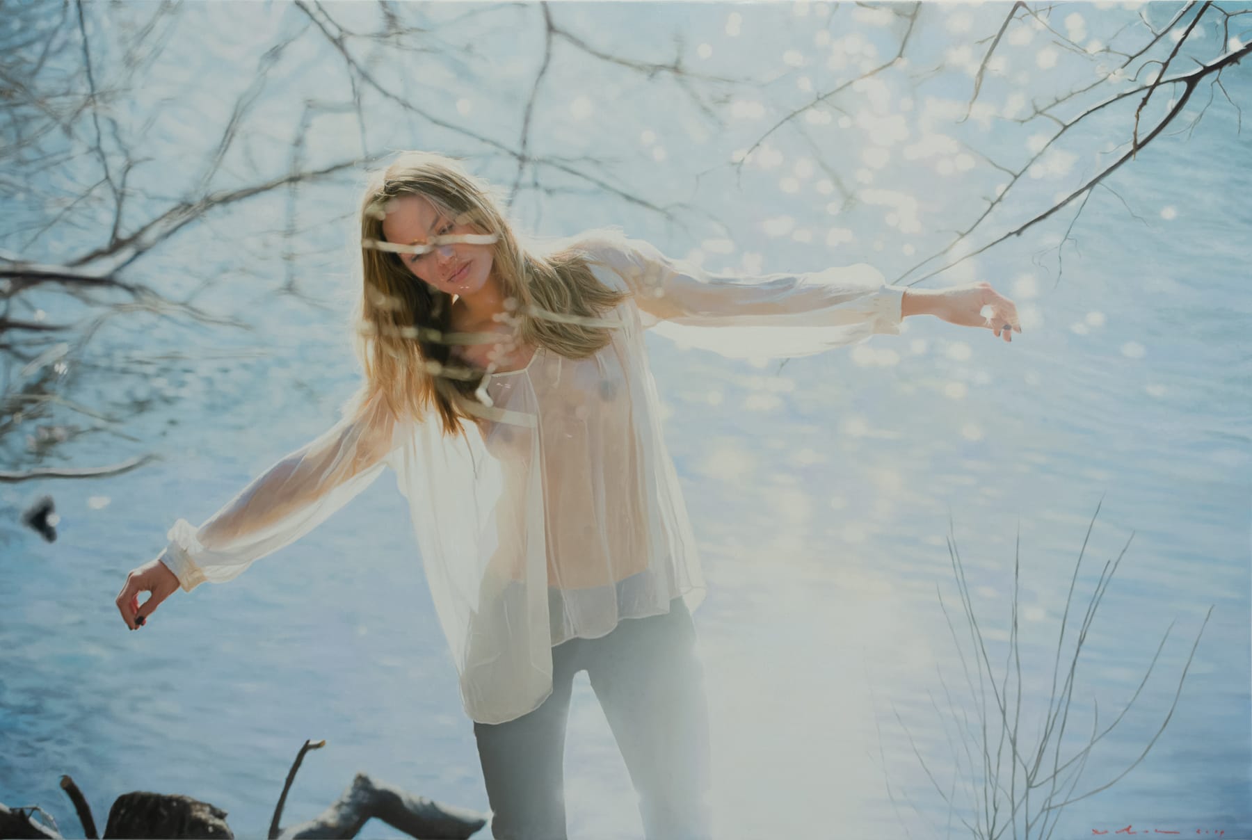 Yigal Ozeri, Untitled; Zuzanna, 2019