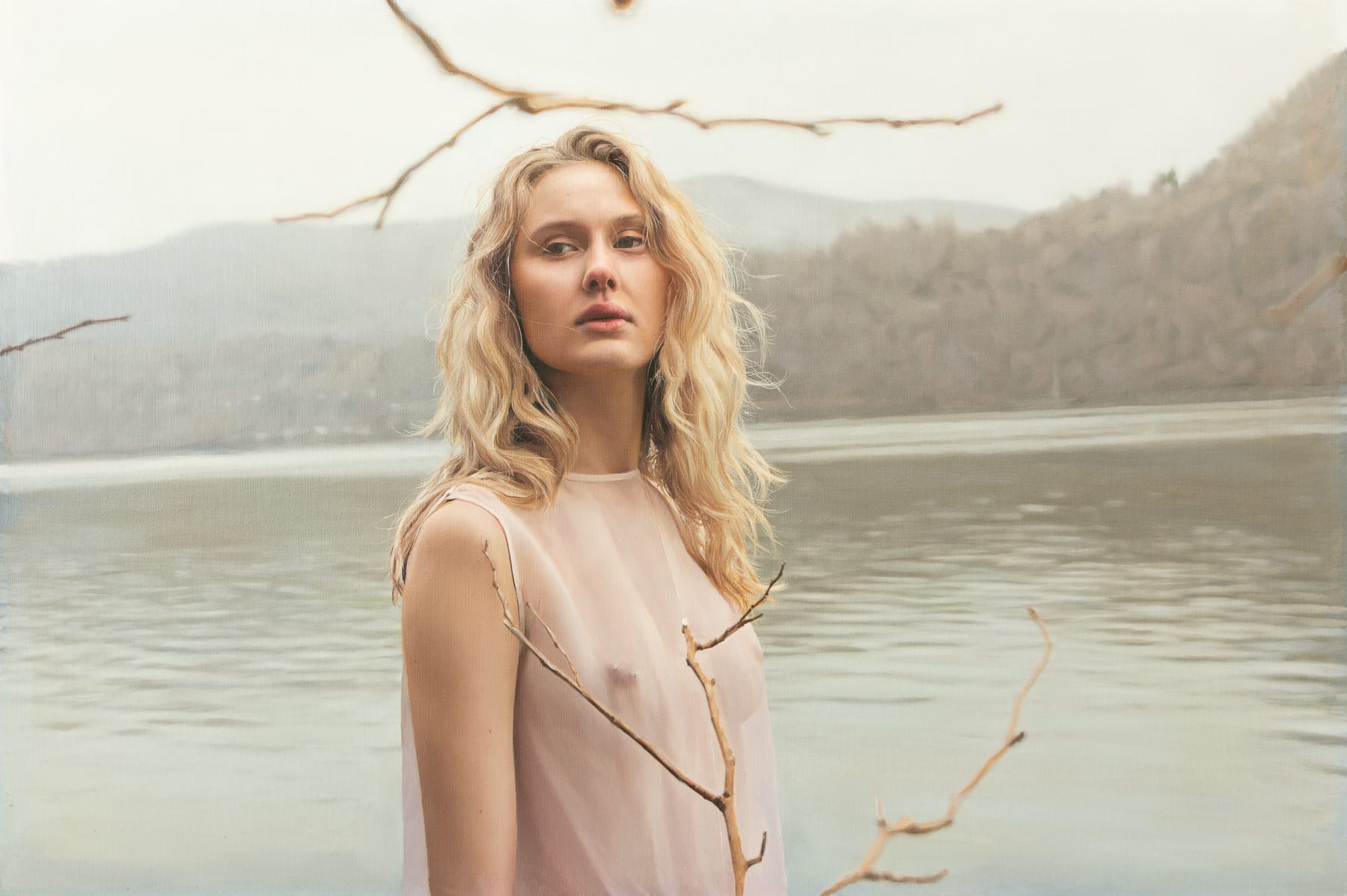 Yigal Ozeri, Untitled; Annika, 2019
