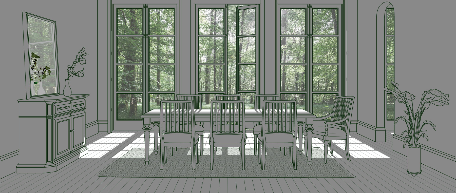 Hwang Seontae, The Space with Sunshine I, 2022