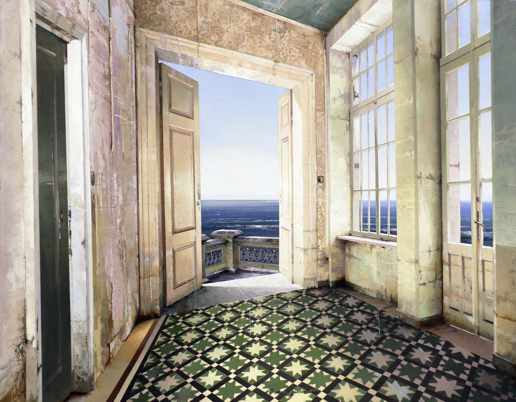 Matteo Massagrande, Vetrata sul mare, 2020