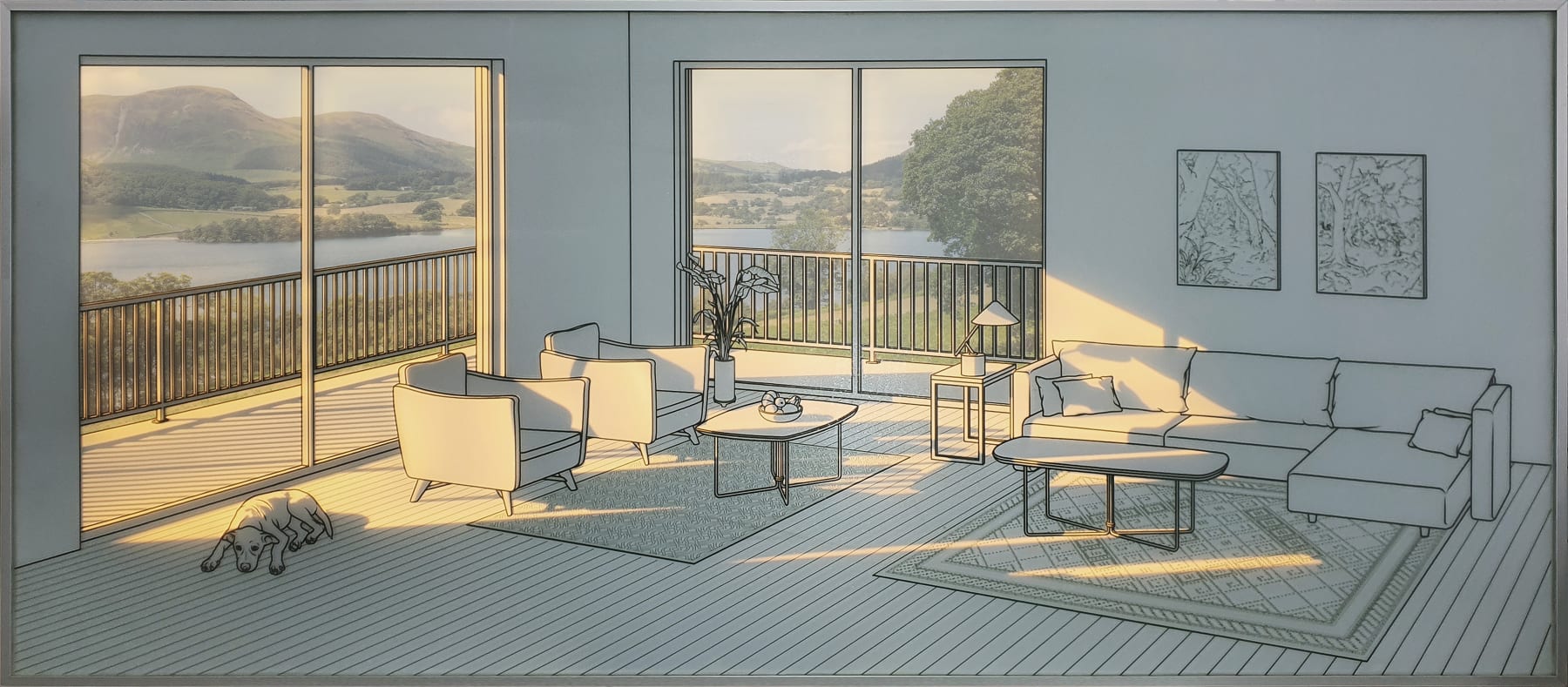 Hwang Seontae, The Space with Sunshine I, 2022