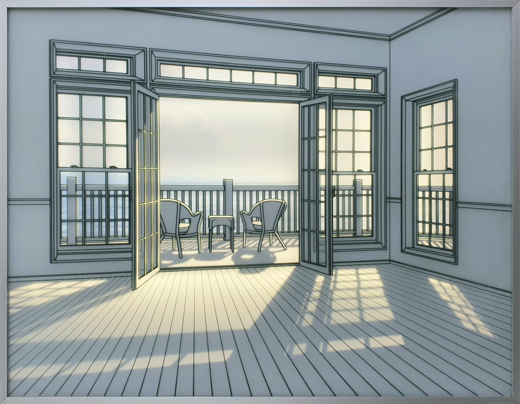 Hwang Seontae, The Space with Sunshine, 2021