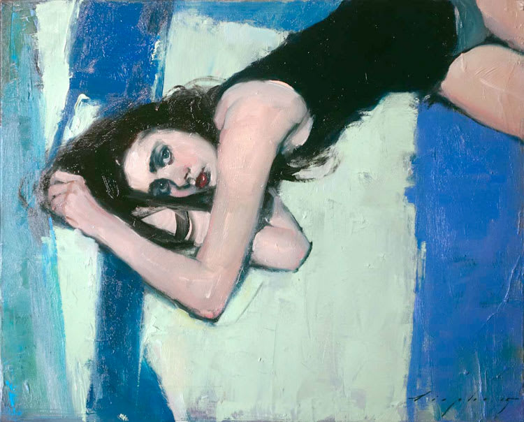 Malcolm Liepke, Blue Angel 1, 2015
