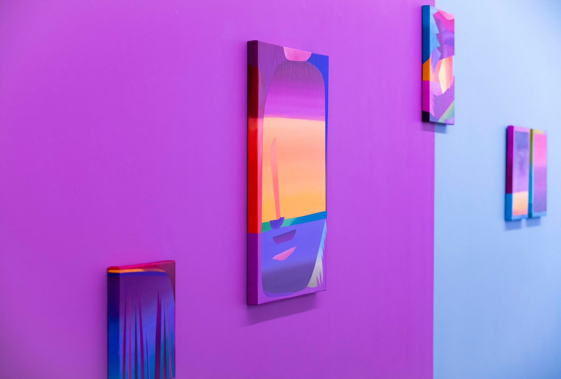 Kristi Kongi, Details from Yesterday, Today and Tomorrow - Magenta, Yellow and Crimson, 2024