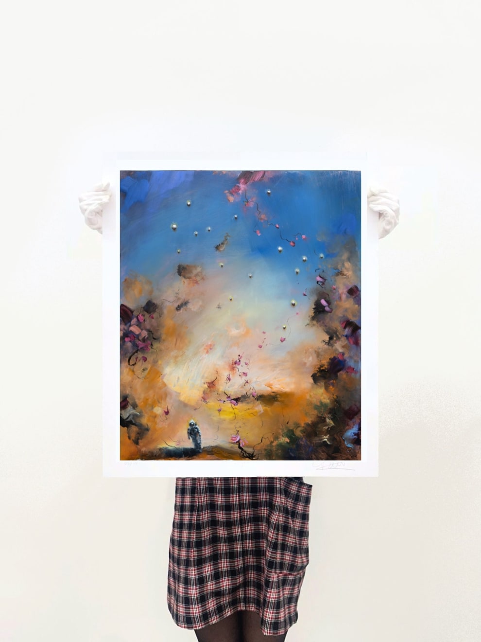 Chris Rivers, Hand-Finished Geminian Landscape, 2025