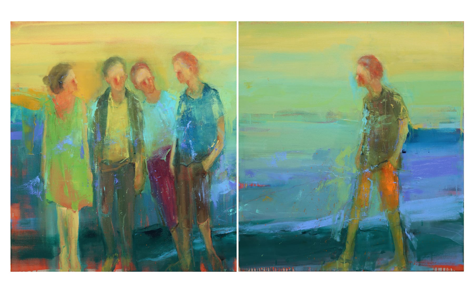 Henry Jabbour, One and Others - Diptych, 2025