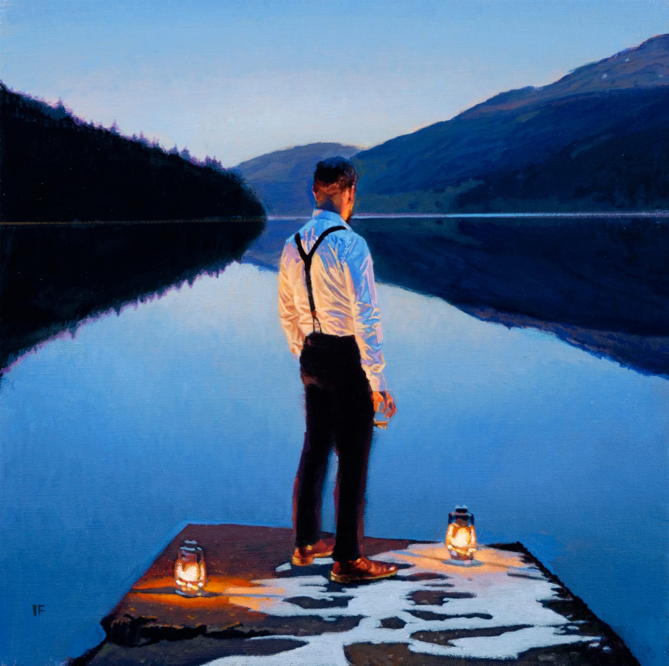 Iain Faulkner, Late Winter, Whistlefield Jetty, 2022