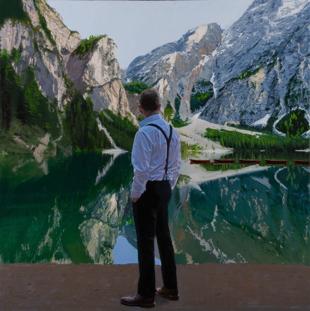 Iain Faulkner, Lago di Braies Evening, 2024