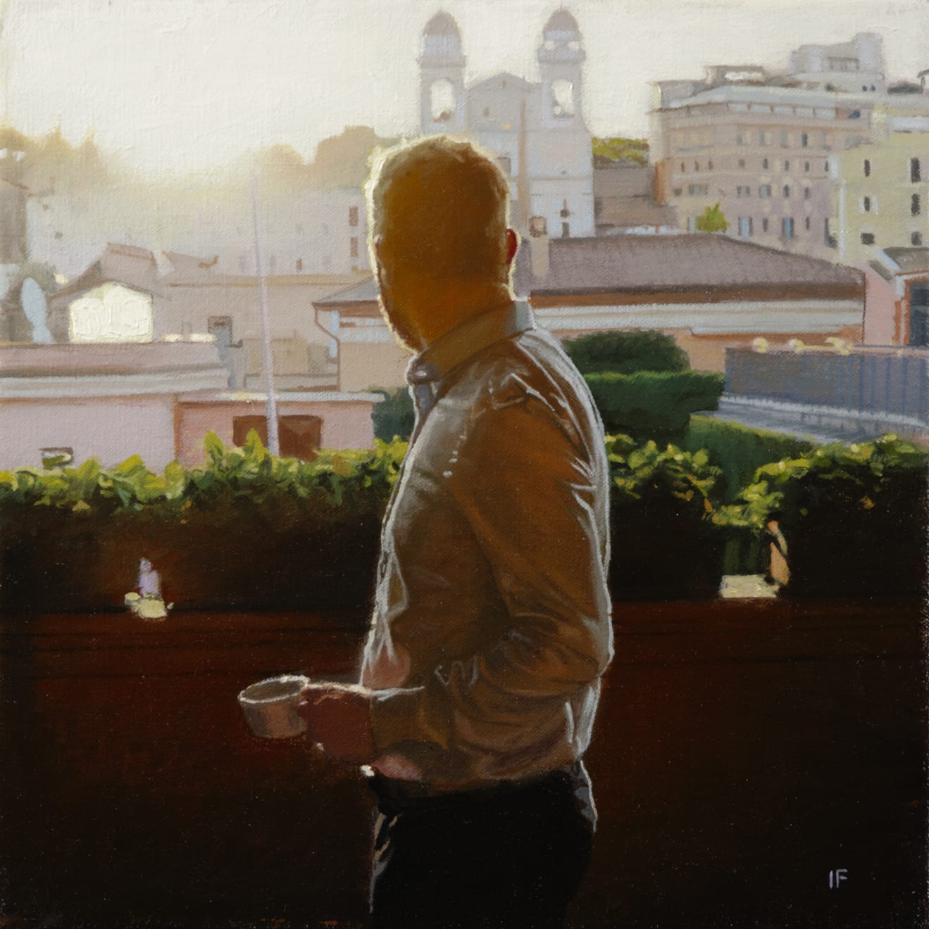 Iain Faulkner, Spanish Steps, Sunrise, 2020