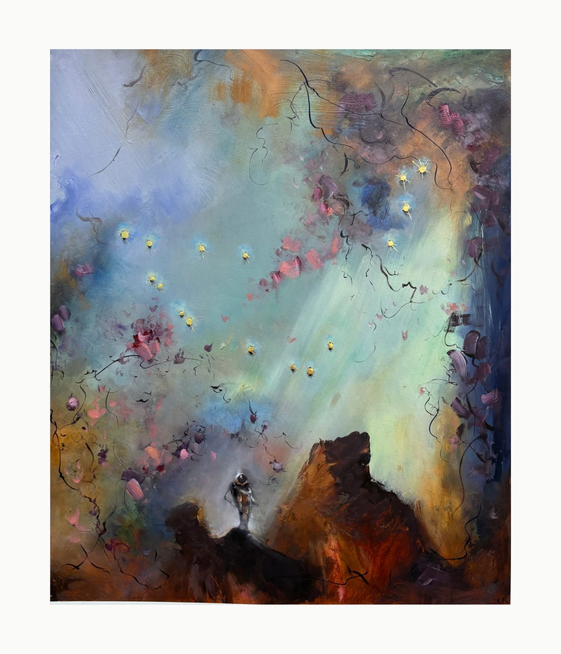 Chris Rivers, Hand-Finished Capricornean Landscape, 2025