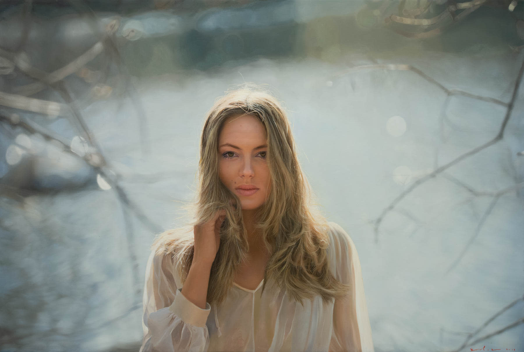 Yigal Ozeri, Untitled; Zuzanna, 2019