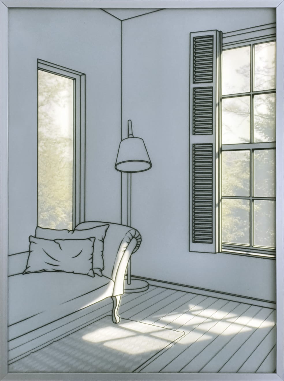 Hwang Seontae, The Space with Sunshine, 2021