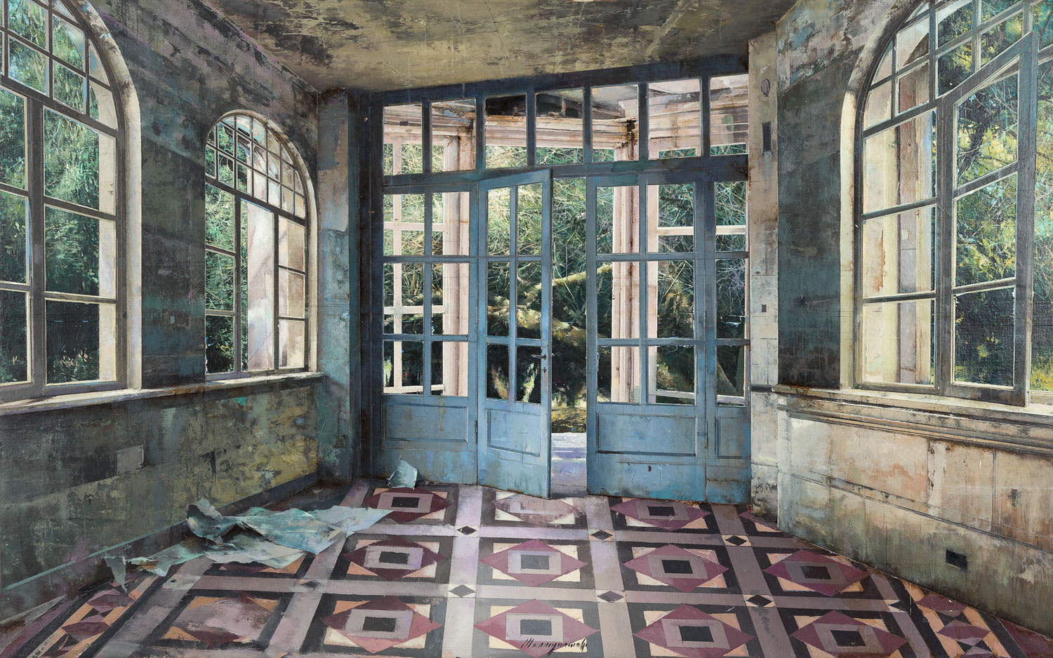Matteo Massagrande, L'ulivo nel giardino, 2018