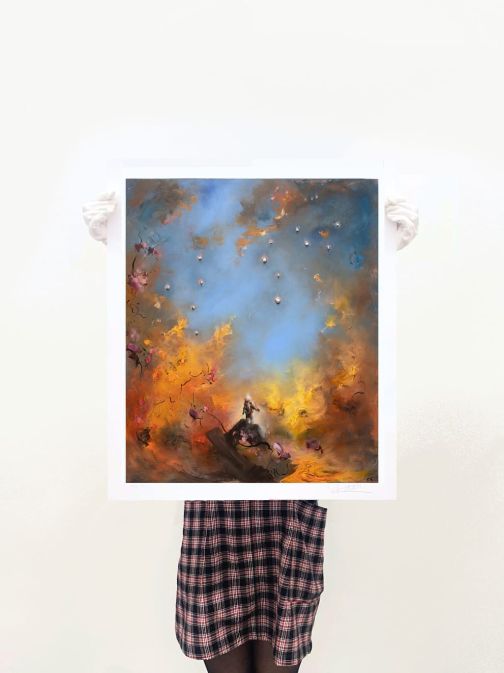 Chris Rivers, Hand-Finished Leo Landscape, 2025