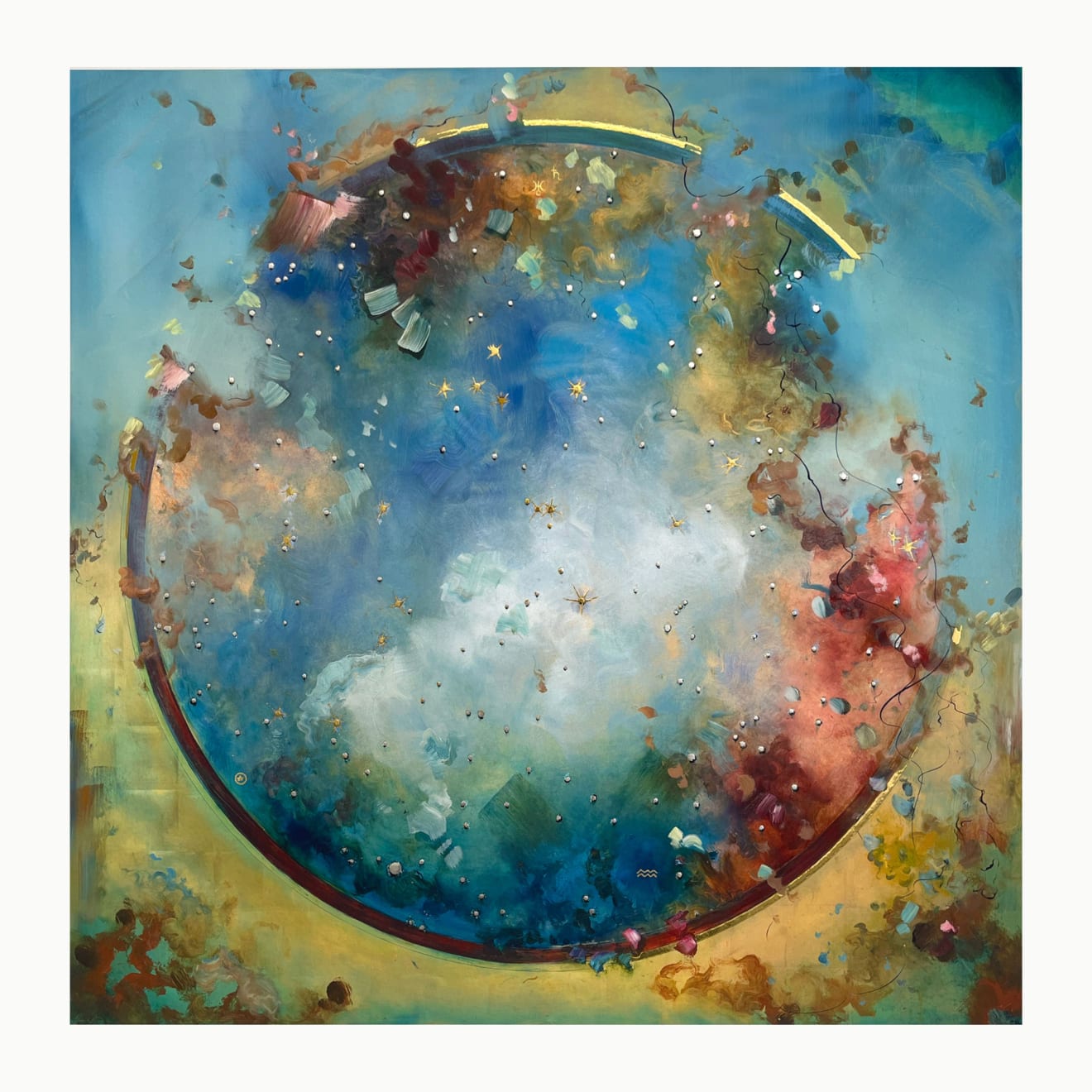 Chris Rivers, Hand-Finished Aquarius, 2025