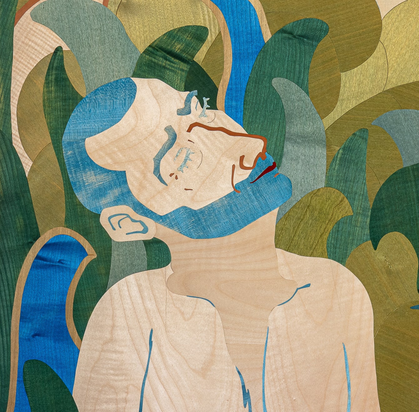 Anton Laborde, Adri dans son Jardin (Adri in his garden), 2025
