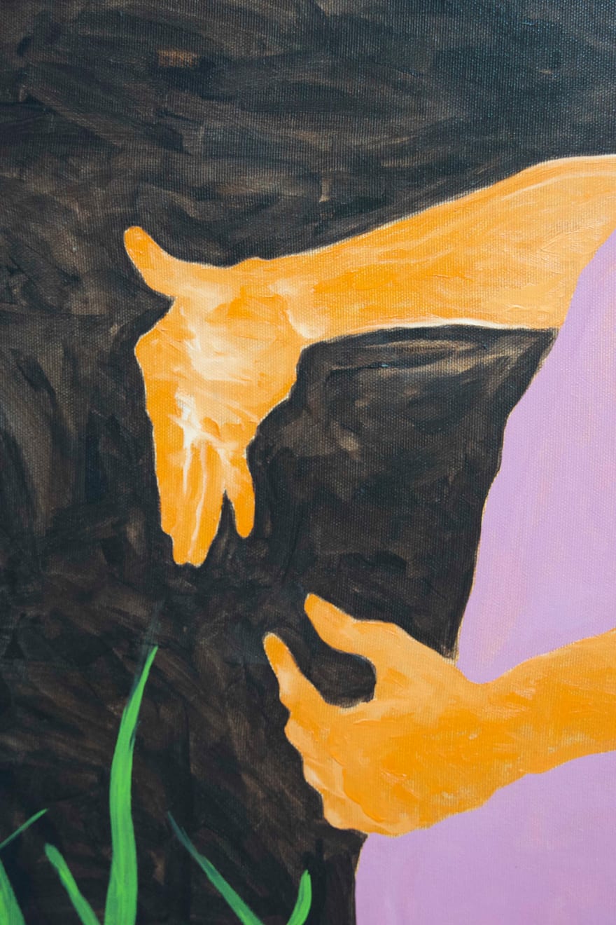 Kwaku Osei Owusu Achim, Unspoken embrace, 2024