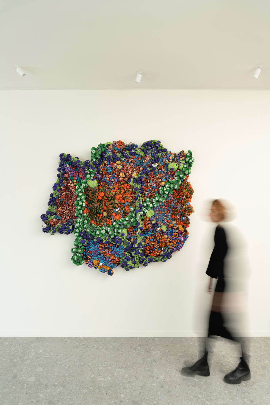 Samuel Nnorom, White Flowers in Paradise, 2023