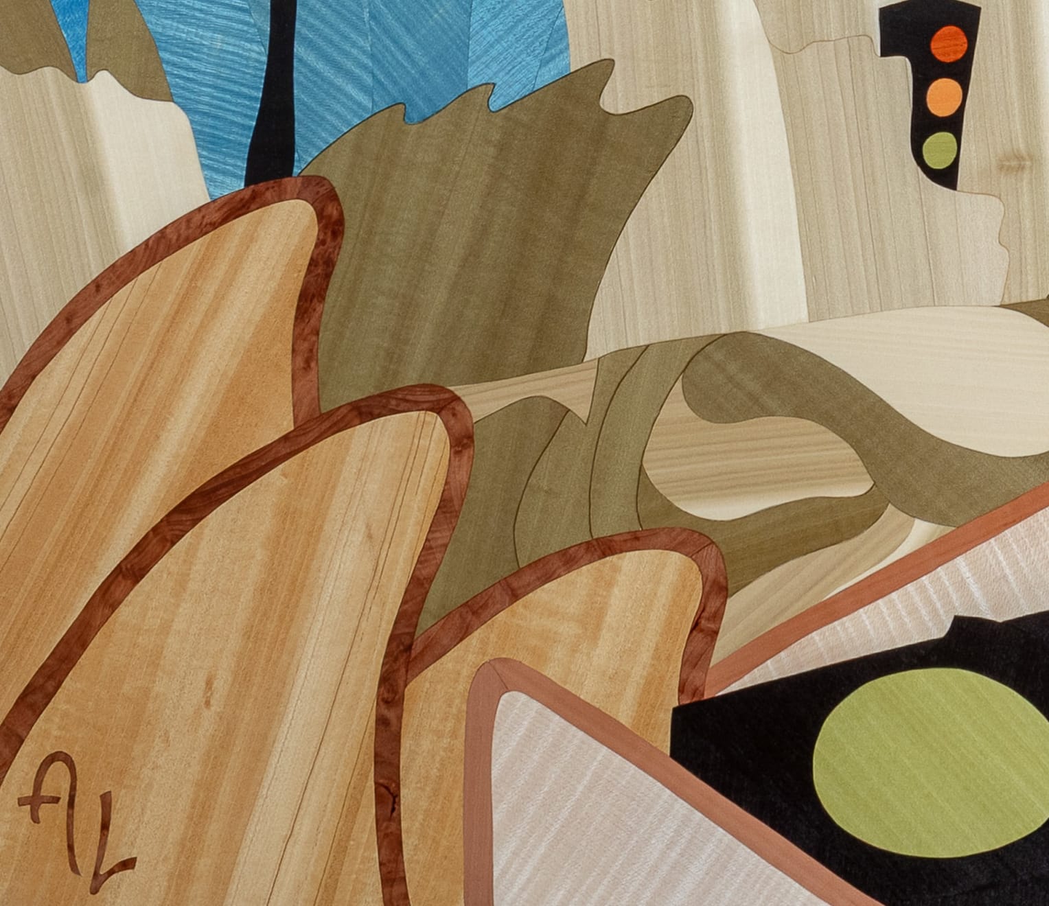 Anton Laborde, Feux de Forêt (Forest's traffic lights / Wildfires)) , 2025