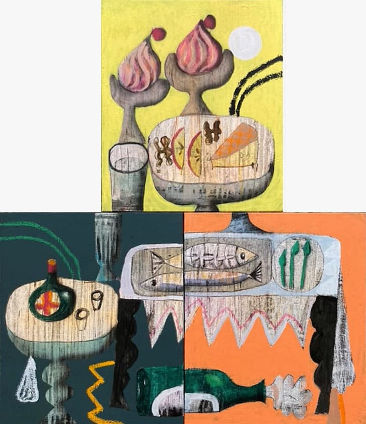 József Csató, After the feast, 2022