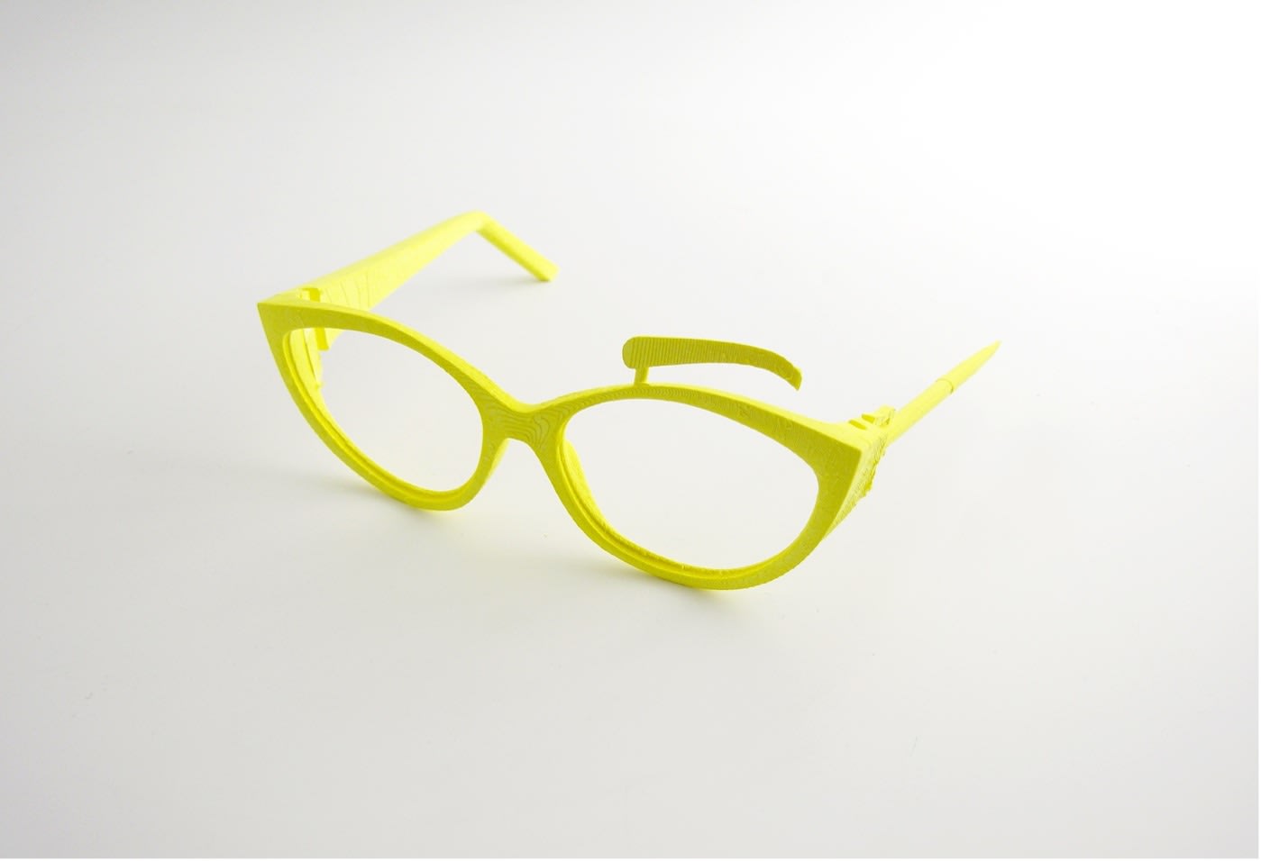 Yellow cat eye glasses clearance