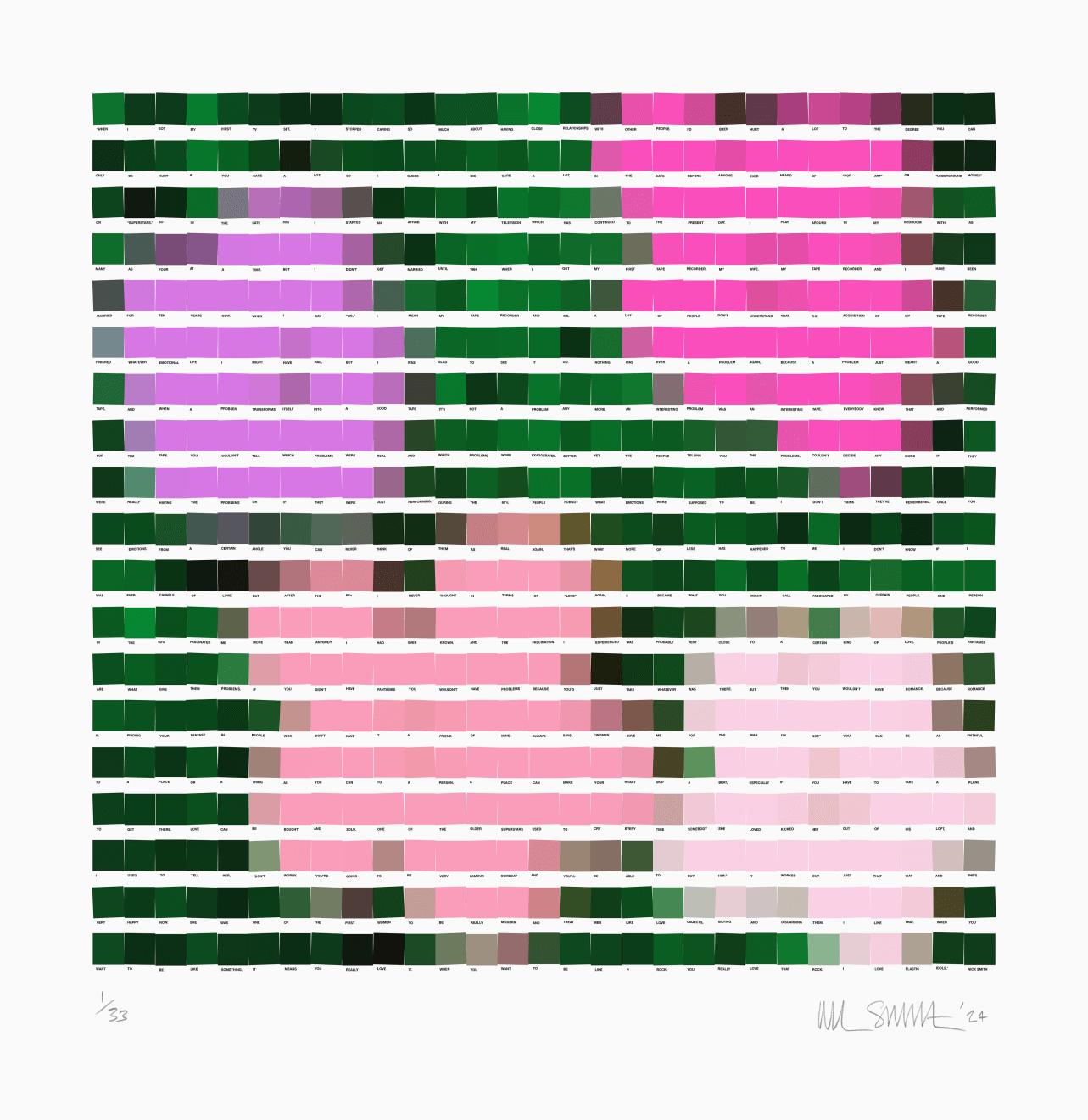 Nick Smith, Love, 2024