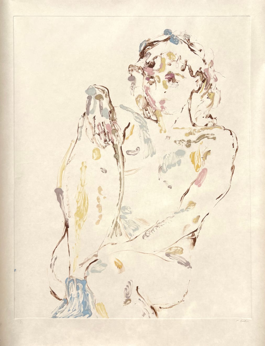 Morag Caister, Tissue Paper Heart 1, 2025