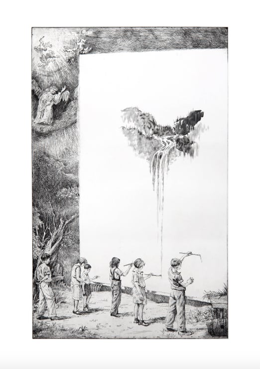 Yucheng Ji, The angel appearing, 2016