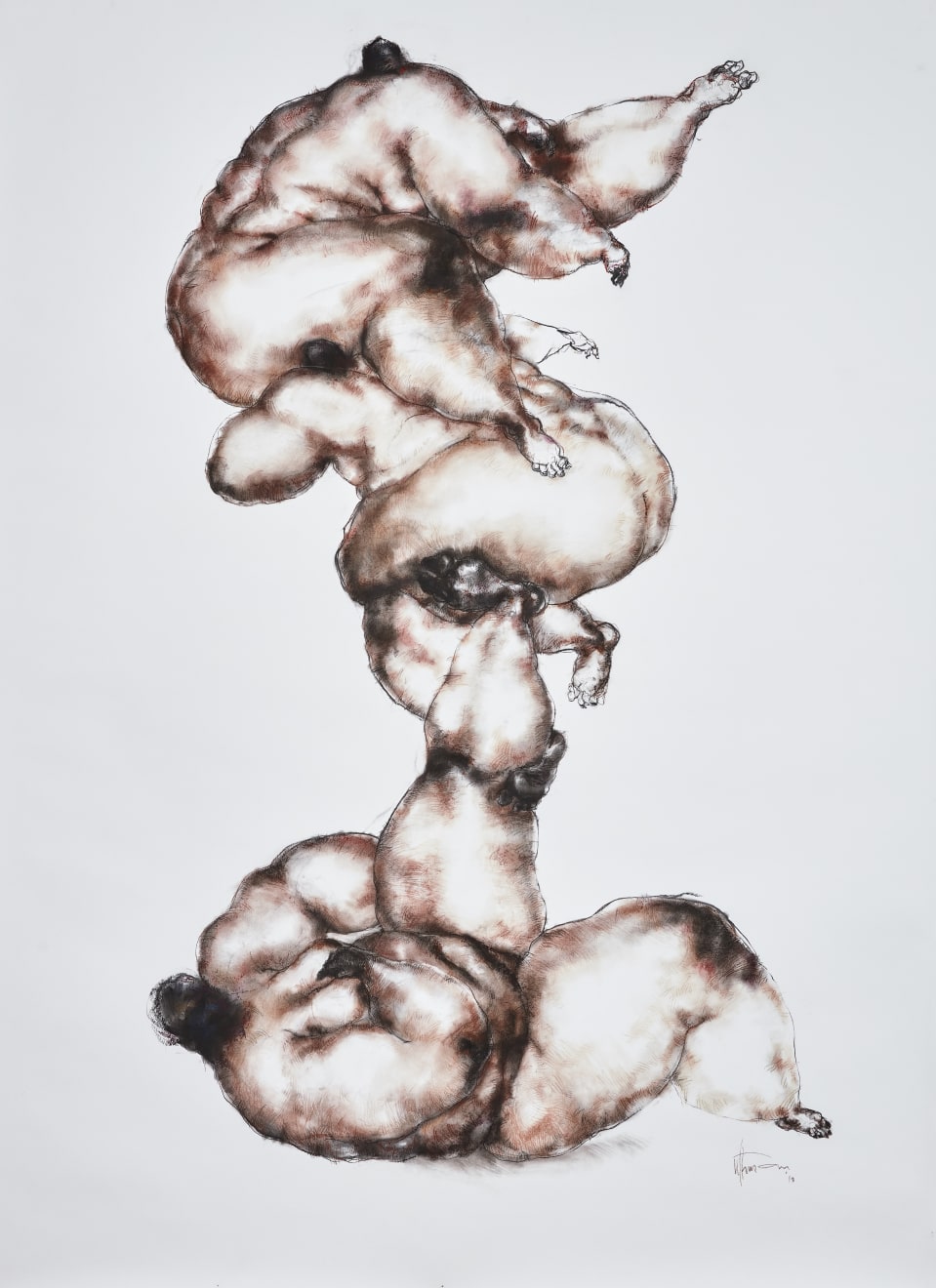 Uthman Wahaab, Distorted Balance II, 2018