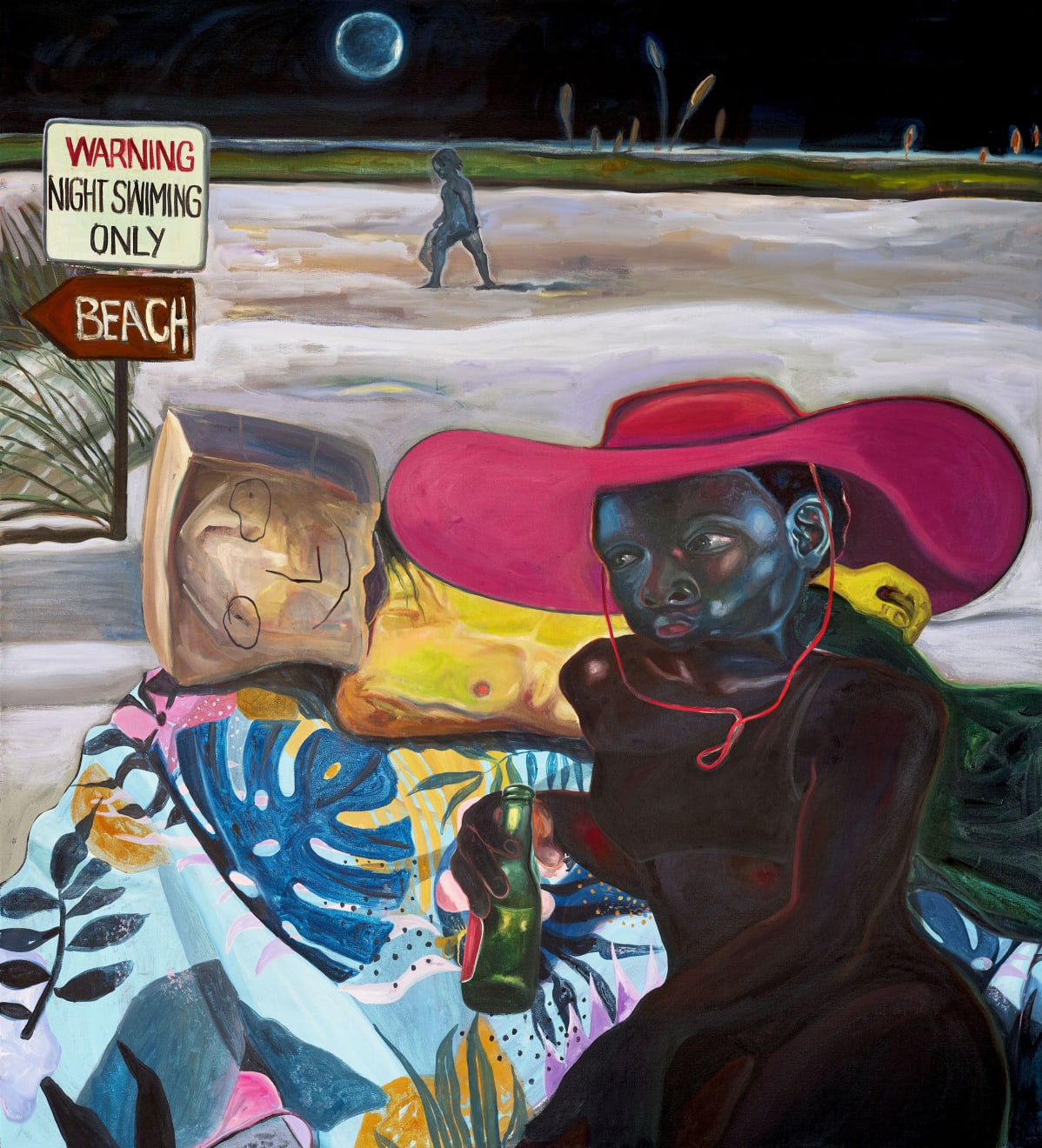 Ndidi Emefiele, Night swimmers, 2022