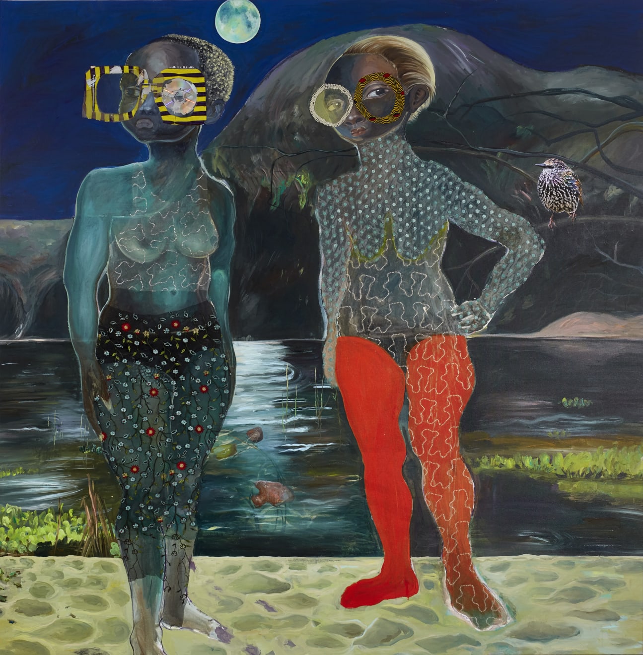 Ndidi Emefiele, Moon shield, 2020