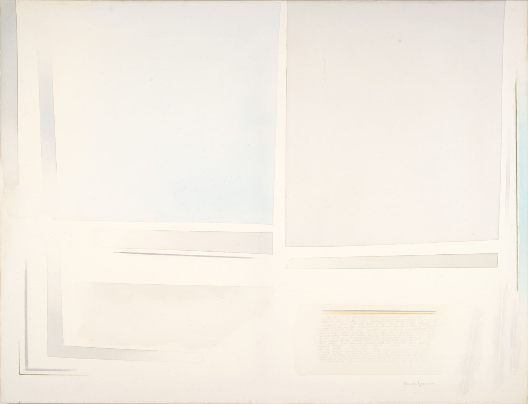 Riccardo Guarneri, Arioso con grande celeste, 2008