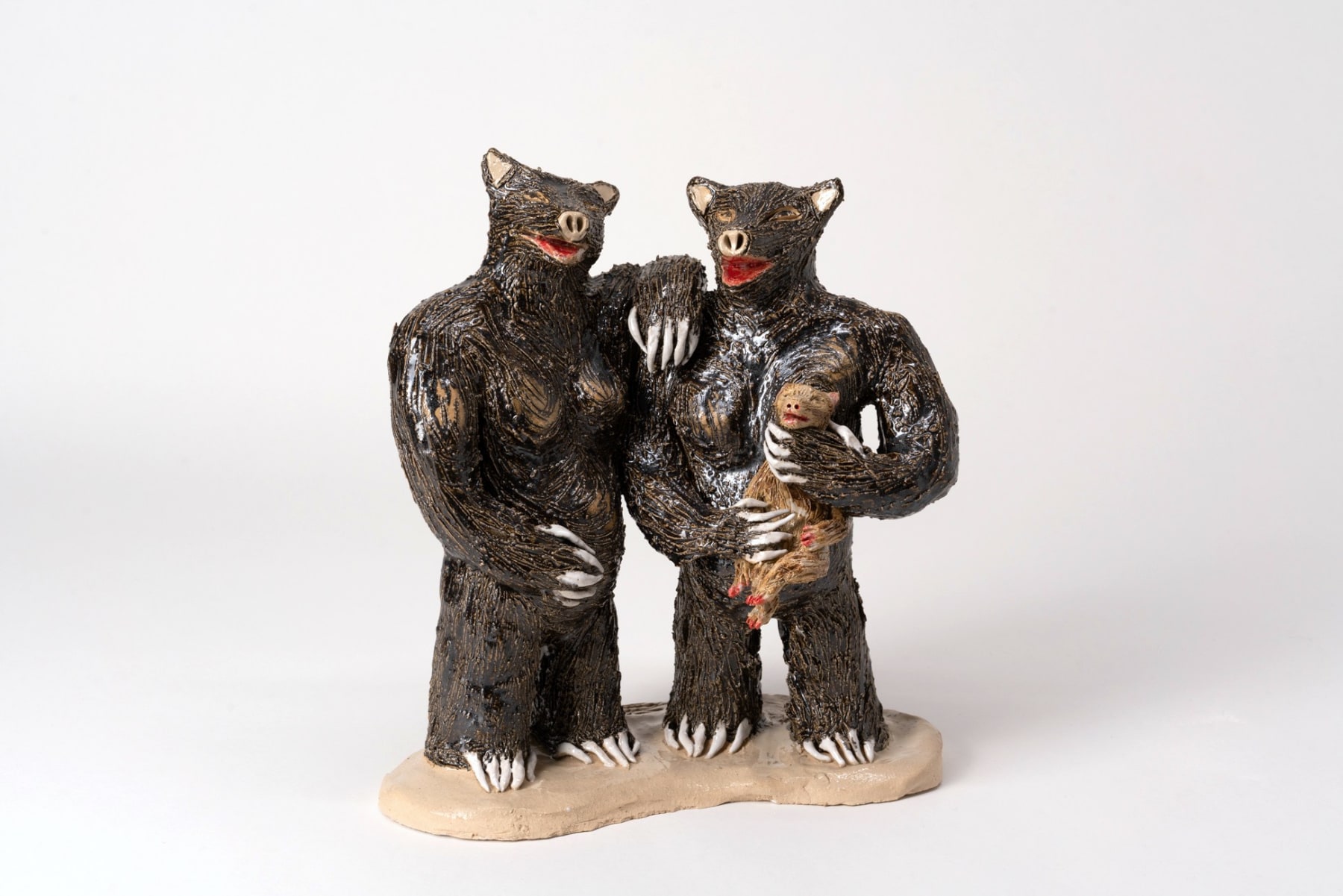 Ioana Maria Sisea, The Camataru Brothers, Romania’s most famous loan-sharks, with their monkey they vaccinated so they could bring it to the mall, 2023