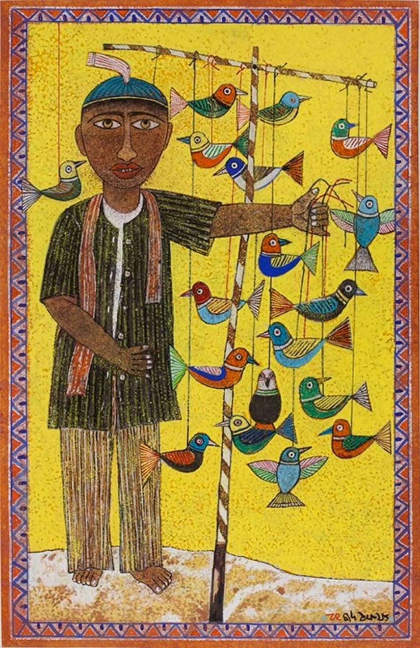 Manoj Dutta, Bird Seller, 2012