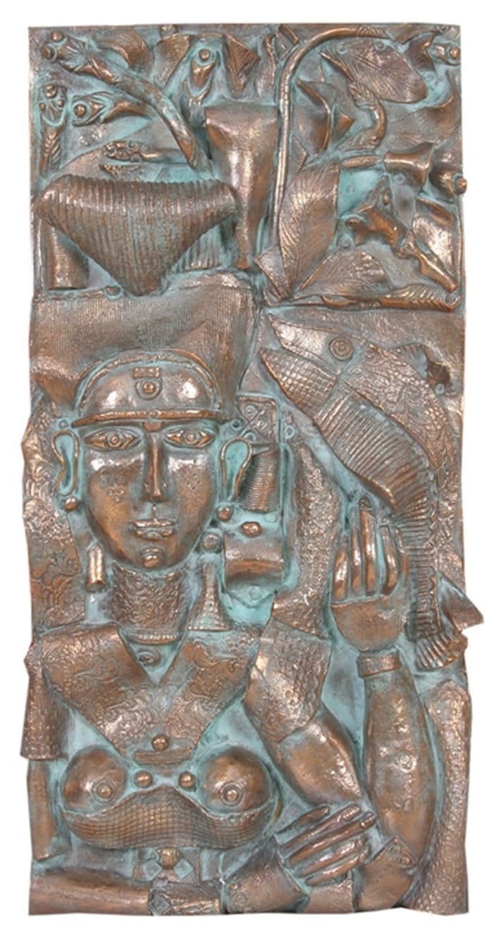 K. Laxma Goud, Portrait Relief 4, 2007