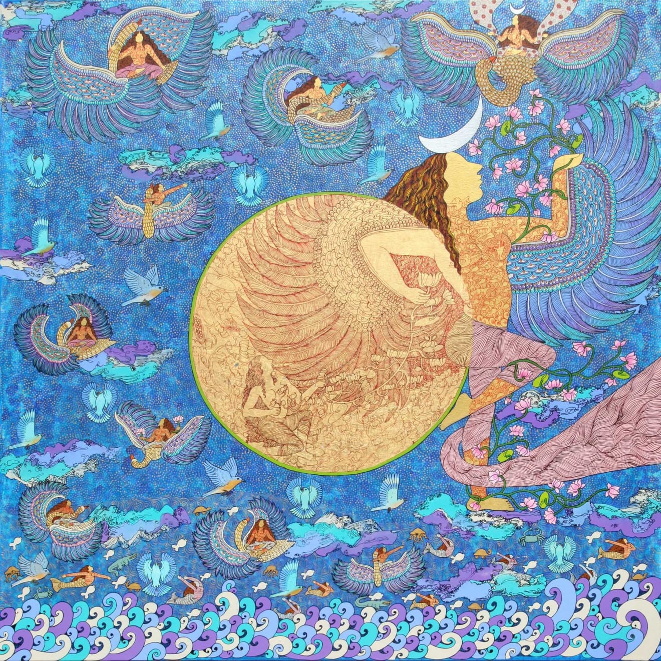 Seema Kohli, The Golden Womb Series, 2022