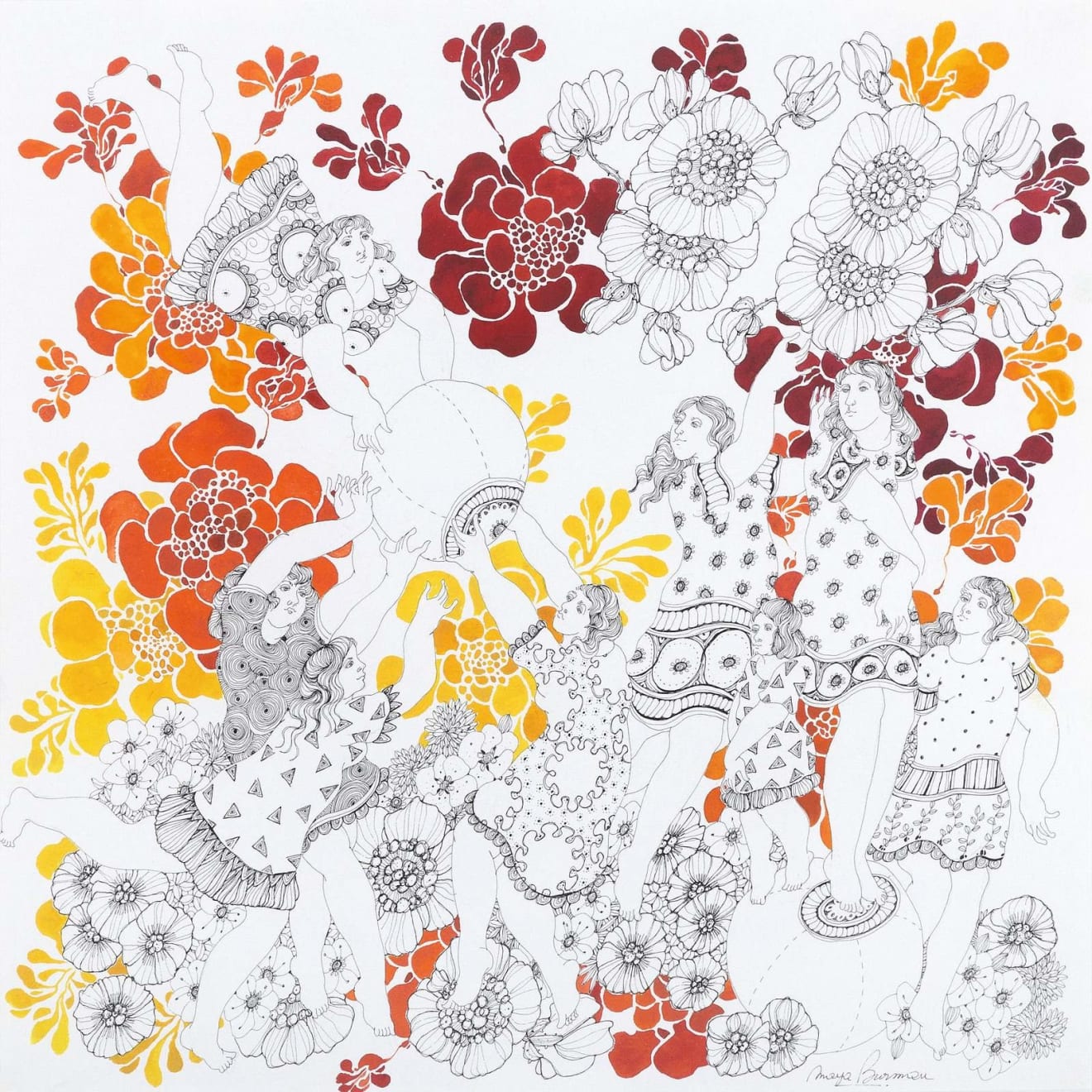 Maya Burman, Playground, 2015