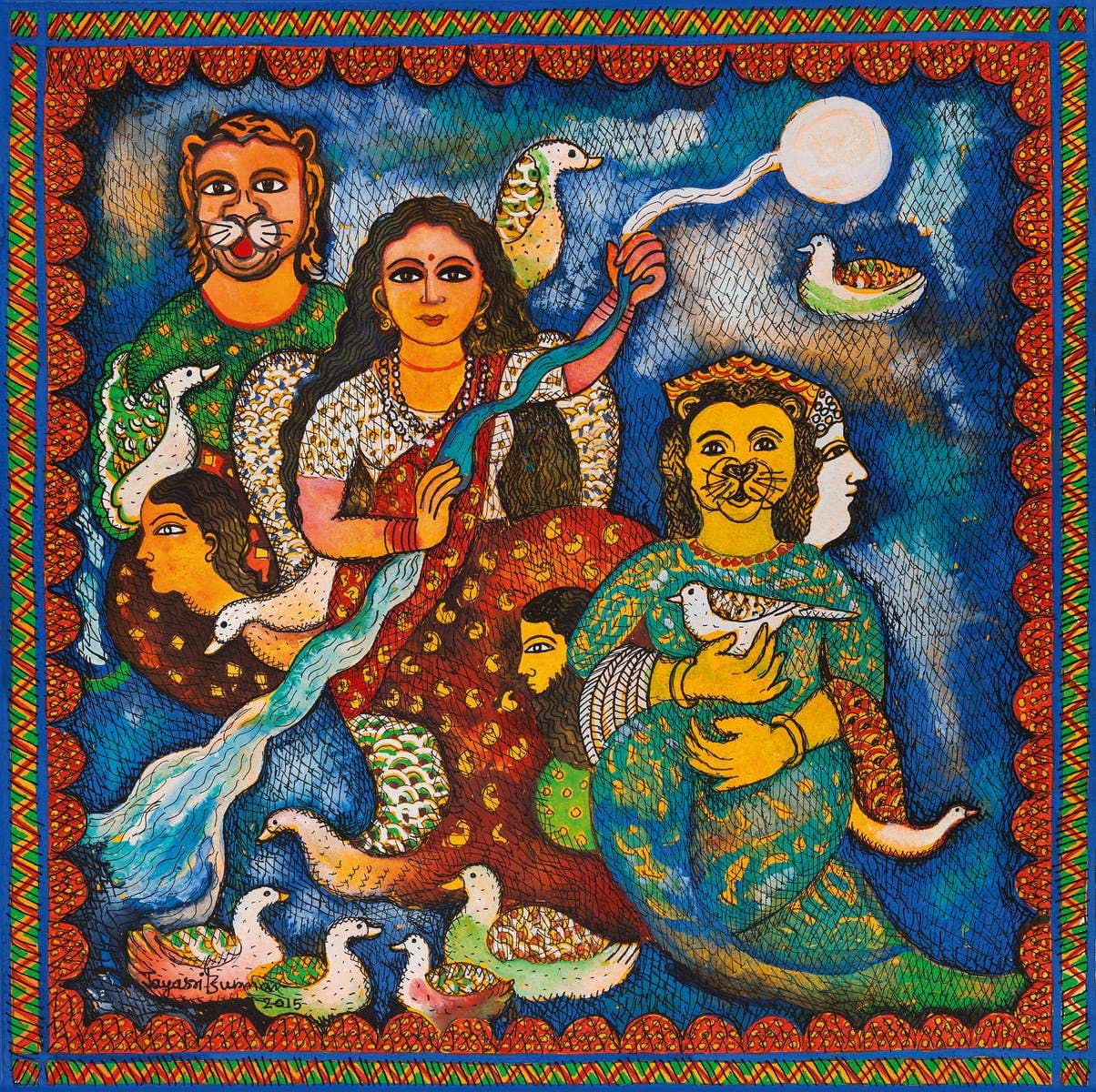 Jayasri Burman, Moonlight Fantasy, 2015