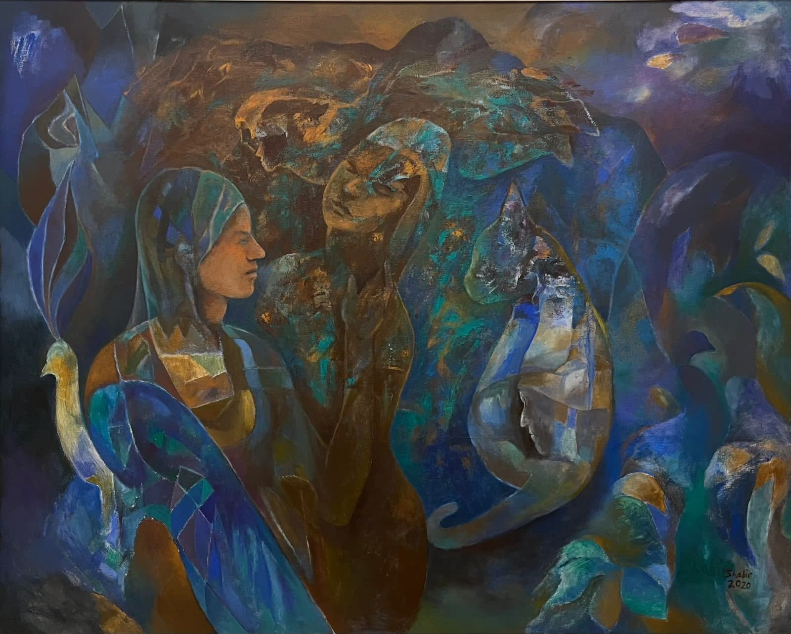 Shabir Hussain Santosh, Untitled, 2020