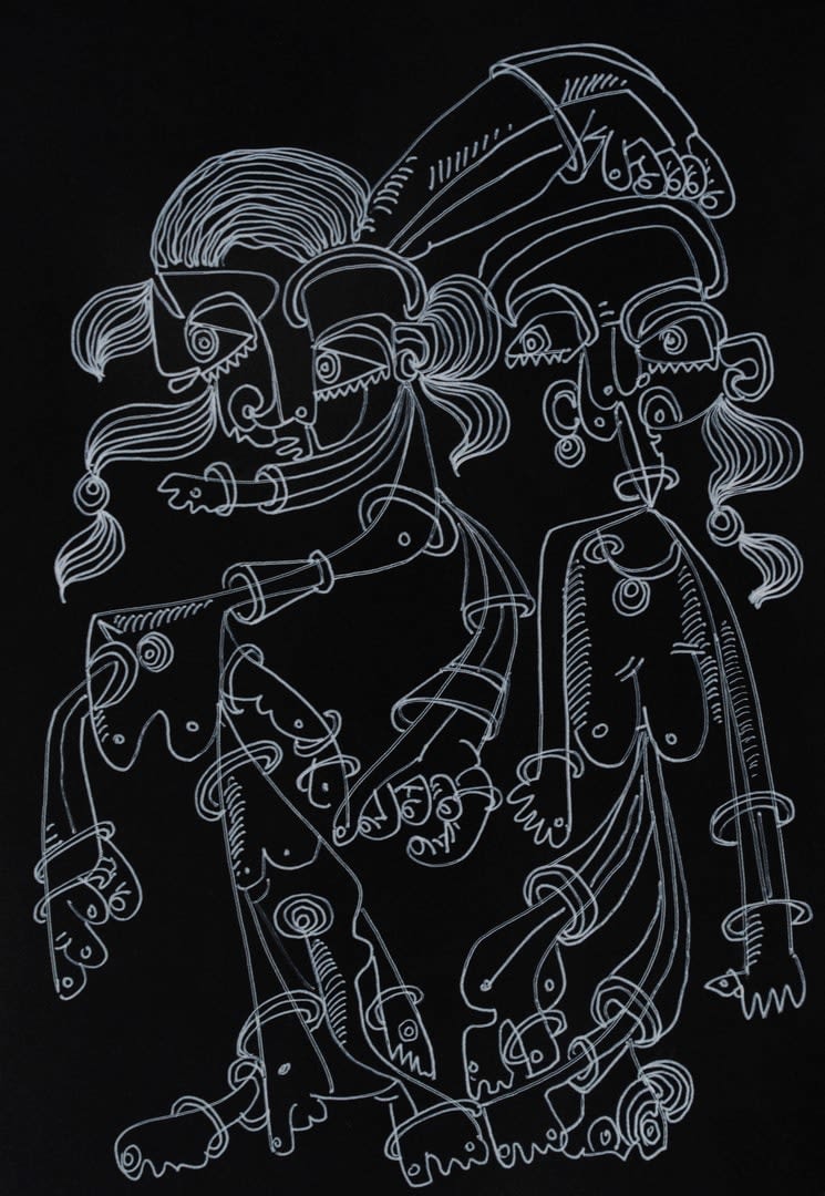 Nandan Purkayastha, Untitled - VI (Monochromes), 2023