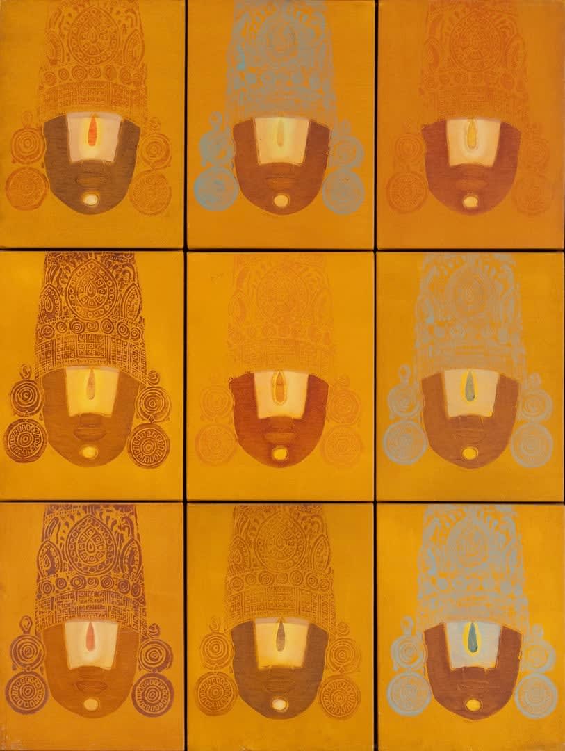Satish Gupta, Thousand Names of Vishnu, Panel 19, 2008
