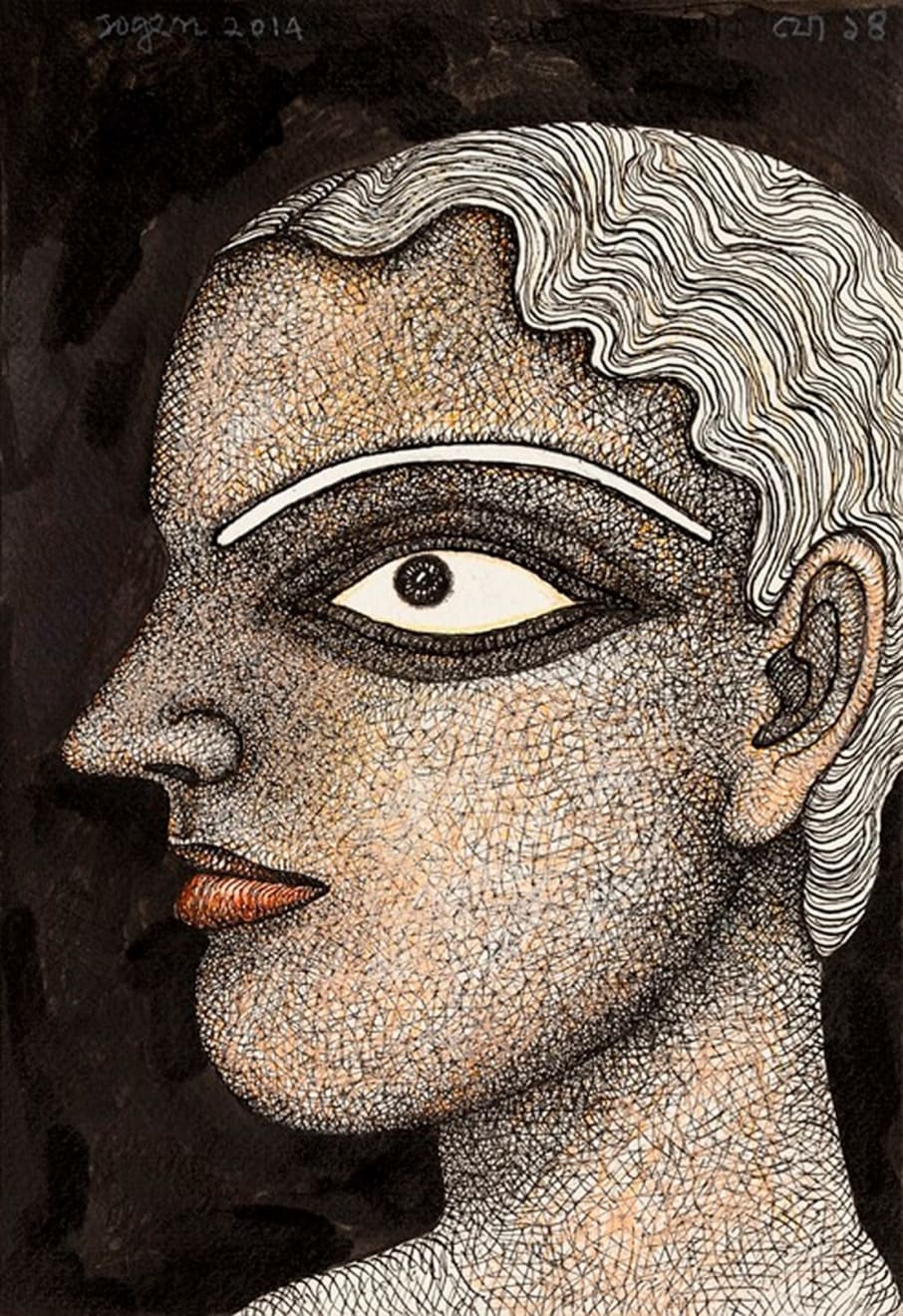 Jogen Chowdhury, Face of a Girl, 2014