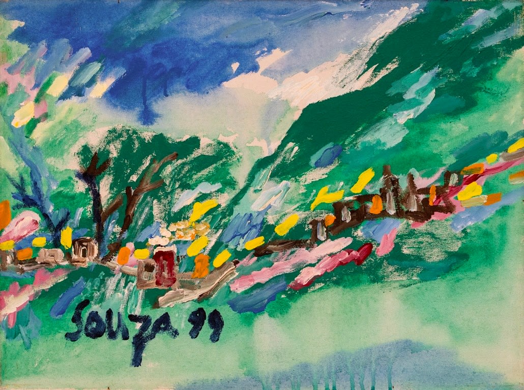 FN Souza, Untitled (Landscape), 1999
