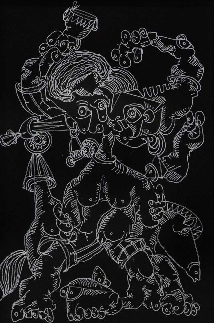 Nandan Purkayastha, Untitled - XXVIII (Monochromes), 2023