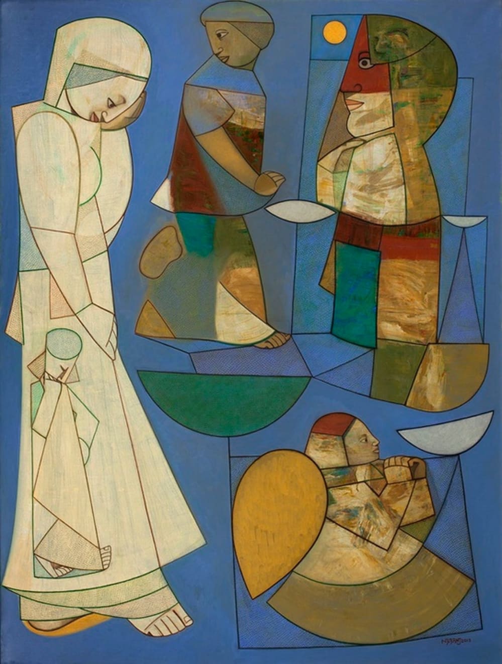 Neeraj Goswami, A Walk in Blue Space, 2013