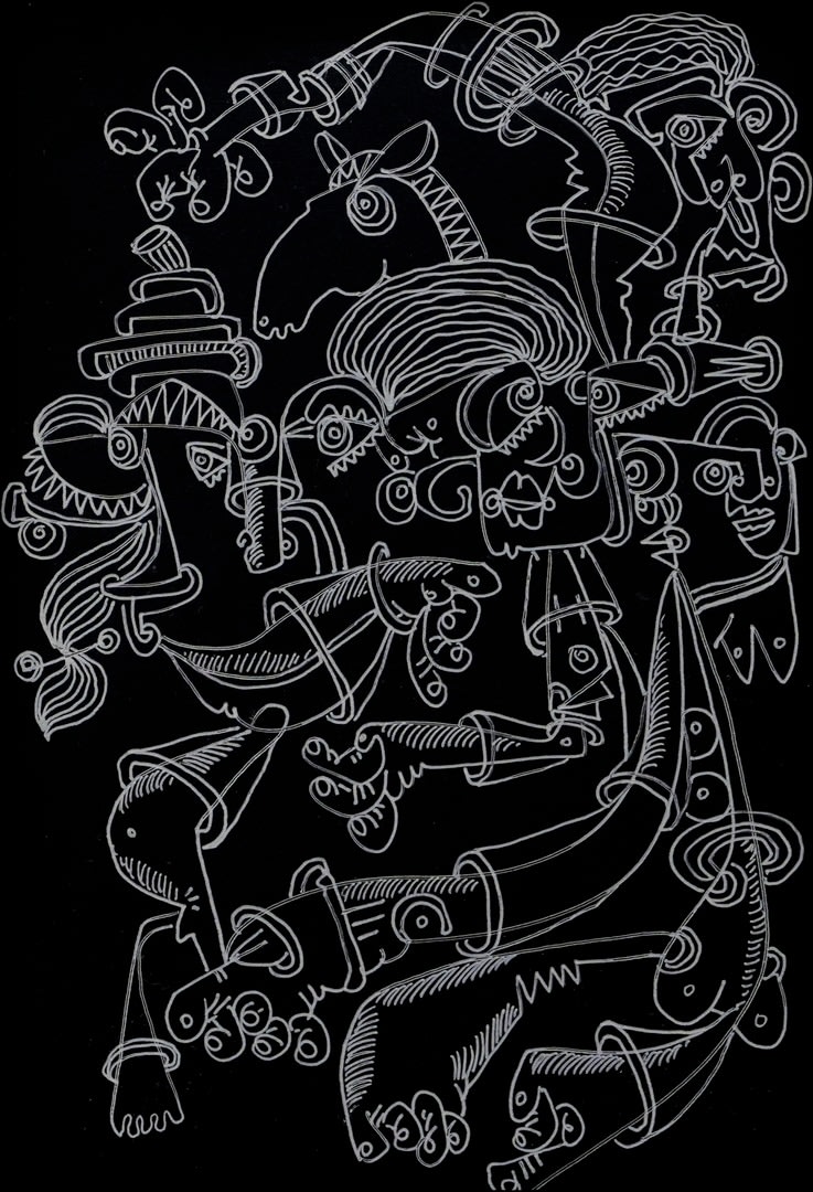 Nandan Purkayastha, Untitled - XXXI (Monochromes), 2023