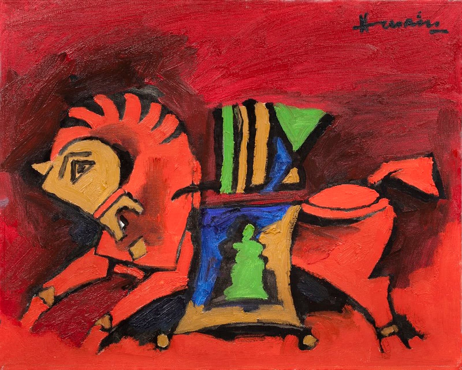 M F Husain, Untitled, 2003